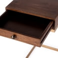 thumbnail image 4 of Alec 1 Drawer C Shaped End Table in Medium Brown  5643140, 4 of 8