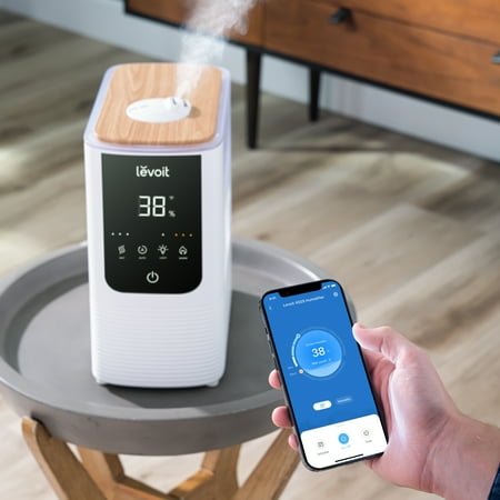 Levoit - OasisMist 1.18 gallon Smart Humidifier - White
