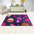 thumbnail image 3 of Coolnut 31x 20 Inch Area Rug, Carpet Cartoon Space Doormat for Hardwood Floor Entrance Living Room Bedroom 2'7" x 1'8", 3 of 6