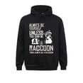 thumbnail image 2 of Regalo del susurrador de mapaches Sudaderas baratas divertidas con mapache Sudaderas con capucha estilo japonés Ropa deportiva de verano de manga larga Verano Otoño, 2 of 5