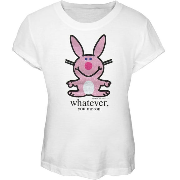 Happy Bunny - Moron Girls Youth T-Shirt - Large