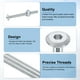 thumbnail image 4 of Uxcell 4 Paquete Tornillos para Marco de Cama, Tornillos de Cabeza Hexagonal M6 x 70mm, Tuercas de Barril para Camas Literas, Tornillos de Muebles con Cabeza Ranurada para Sillas y Cunas, Plata, 4 of 6