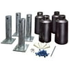New England Arbors Concrete Surface Mount Kit for 4 inch Post Arbors