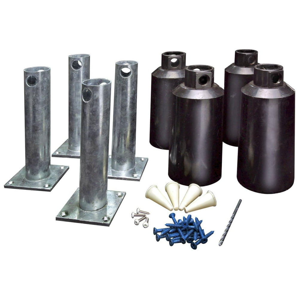 New England Arbors Concrete Surface Mount Kit for 4 inch Post Arbors