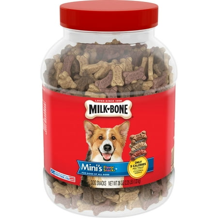 Milk-Bone Mini's Flavor Snacks Dog Biscuits, 36-Ounce