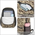 thumbnail image 3 of 17 Inch Lightweight Backpack,PVC Waterproof Oxford Fabric, Ergonomically Designed, with Large Capacity, Camouflage Print, 3 of 5