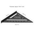 thumbnail image 1 of Triangular Measure Ruler, Triangular Scale Ruler Horizontal Base Aluminum Alloy Conversion Table  For Carpenter Woodworking Tools, 1 of 8