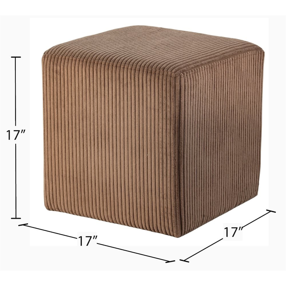 Meridian Furniture Roy Brown Ottoman/Stool