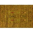 thumbnail image 1 of Ahgly Company Indoor Rectangle Oriental Yellow Industrial Area Rugs, 2' x 3', 1 of 4