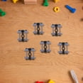 thumbnail image 2 of Shisuyan Kit de Construction de Roues de Train Modèle 6 Pcs Roues en Plastique pour Installation pour Tout-Petits et Enfants Pièces de Rechange pour Trains Jouets, 2 of 8