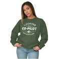 thumbnail image 4 of Alien Believer UFO Hunter Copilot Sweatshirt for Men or Women Brisco Brands X, 4 of 6