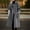 Gray, variant on EGNMCR Trench Coats for Women Notch Lapel Single Breasted Wool Long Jacket Winter Solid Color Overcoat Coats with Pockets on Clearance