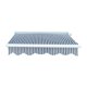 thumbnail image 1 of Accesorio para casa de muñecas en miniatura, decoración de micropaisaje, toldo decorativo para exteriores Rayas azul marino, 1 of 9
