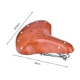 thumbnail image 2 of Cojín para sentarse cómodo para bicicleta de montaña, asiento de cuero PU para bicicleta de carretera, 2 of 10