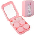 thumbnail image 1 of Two Packs Contact Lens Care Vision Care Nobleness Cute Contact Lens Cases Contact Lens Set Contact Lens kit Set Colored Contact Lenses for Women (Pink Animal), 1 of 8