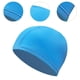 thumbnail image 5 of Gorro de baño Gorro de baño Ligero Fácil de poner y quitar Cómodo Cabello Corto Lago Azul, 5 of 9