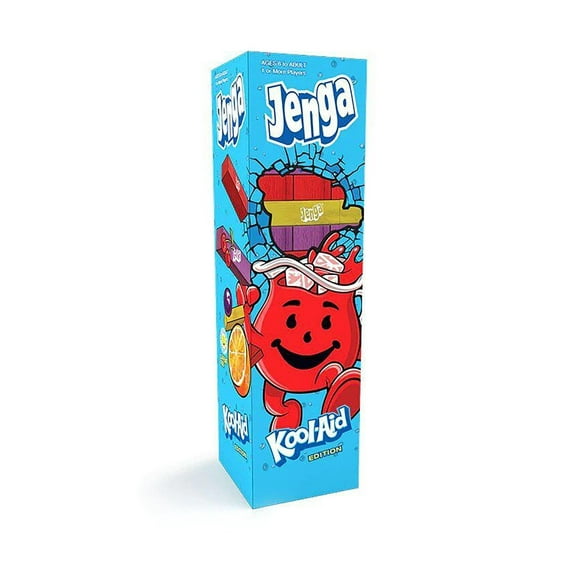 Coleccionable Kool-Aid de Jenga Game USAOPOLY con 54 bloques
