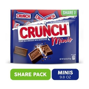 Crunch Milk Chocolate with Crisped Rice Minis 9.8 oz Share Pack