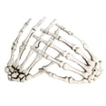 thumbnail image 1 of 1 par de manos de plástico de esqueleto de Halloween, esqueleto de garra de calavera, manos de hueso aterradoras para decoración de Halloween, 1 of 5