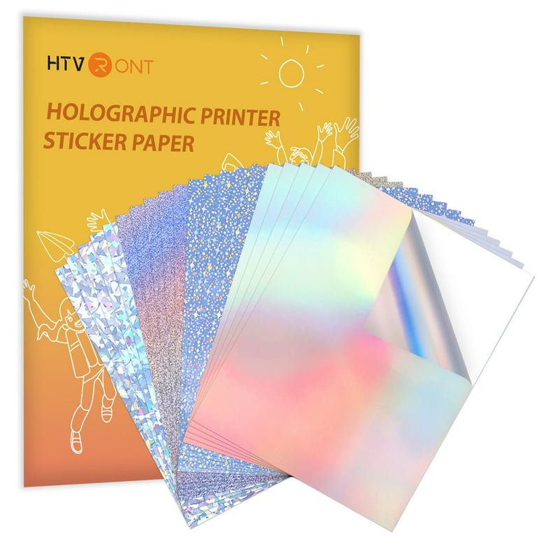 Holographic Sticker Paper - Sticker Paper for Inkjet Printers – Crafty Bucks