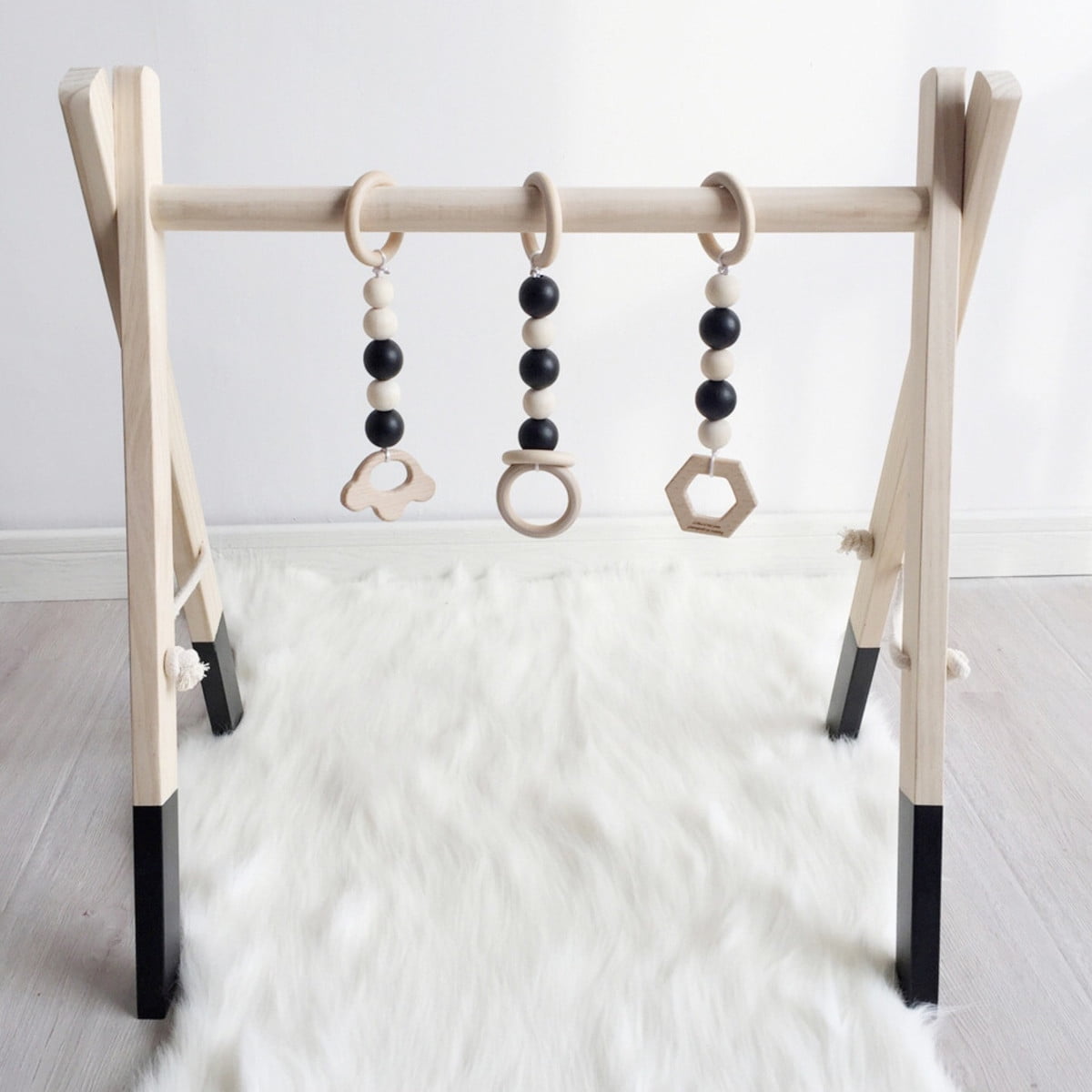 wooden play gym accessories