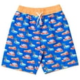 thumbnail image 3 of Bluey Bingo Little Boys Rash Guard and Swim Trunks Outfit Set Blue Orange 5-6, 3 of 5