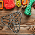 thumbnail image 6 of Outdoor Campfire Grill Stand Camping Tripod with Foldable Legs Camp Rack Cooking Tripod for Camping Cooking Accessories, 6 of 9