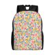 thumbnail image 1 of Fotbe Watercolor Wildflowers Mochila de Viaje para Laptop, Mochila Ejecutiva Delgada y Resistente 15.6", 1 of 8