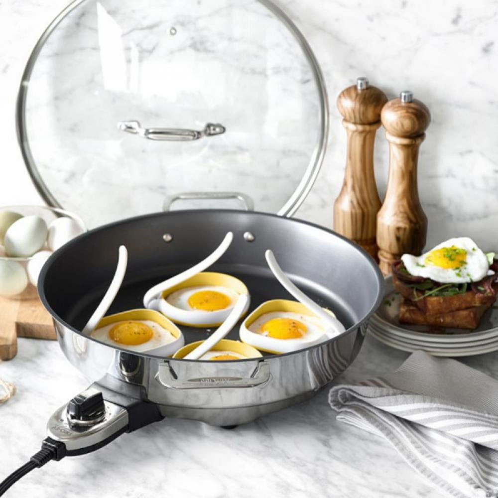 1Non Stick Pancake Pan Flip Perfect Breakfast Maker Egg Omelette Flipjack Tools 