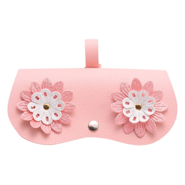 Coofit Étui à Lunettes de Protection Portable Mode Fleur Porte-Lunettes
