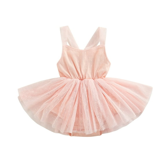 Infant Baby Baby Girl Lace Romper 6M 12M 18M 24M Tutu Dress Princess Overall Dress Sundress