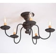 thumbnail image 3 of Irvins Country Tinware Irvin's Country Tinware Thorndale Ceiling Light in Black, 3 of 3