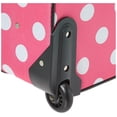 thumbnail image 3 of Juego de equipaje Rockland Fashion Softside Upright Pink Dots, 2 piezas, 3 of 6