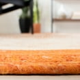 thumbnail image 4 of SAFAVIEH Braided Lars Geometric Reversible Area Rug, Orange/Ivory, 6' x 9' Oval, 4 of 11