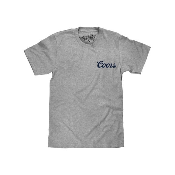 Tee Luv Coors Banquet Since 1873 Double Sided Beer Brand T-Shirt (Men's) (L)