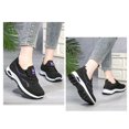 thumbnail image 5 of NOKIO Men's S𝗅ip On Sneakers Breathable Knit Athlet𝗂c Shoes with Elastic Strap, Versatile So𝗅id Color Sport Shoes Comfortable Wide Width Casual Running Shoes for Back to College, 5 of 7