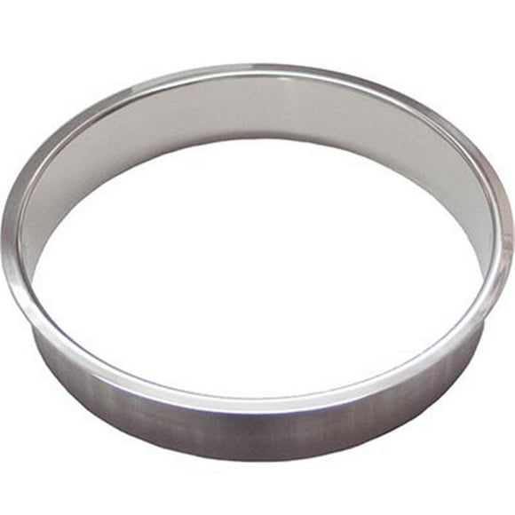 12 x 2 in. Polished Trash Grommet, Stainless Steel