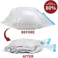 thumbnail image 3 of EcoNesxp Vacuum Travel Storage Bags 8 inches/50x35 7x13 inches 50x35 cm Reusable Roll Up Storage Bags Pack Travel Space Saver Bags 19, 3 of 5