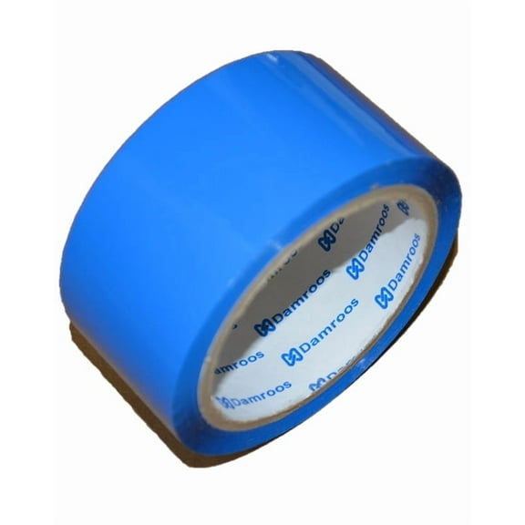 Damroos, 36 Rolls/Box, Carton Sealing BLUE Colored Tape, 48 MM x 100 Meter