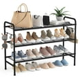 thumbnail image 1 of Organizador de zapatos VILICK de metal de 3 niveles 84x28x58 cm, 1 of 8