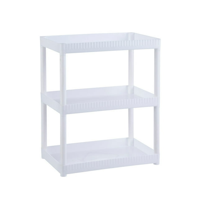 Billuyoard Organizar la cocina, práctico y elegante, estante debajo del fregadero, gabinete de almacenamiento para fregadero, trucos de cocina Almacenamiento y organización del hogar Blanco 3 capas