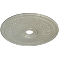 thumbnail image 3 of 29 1/8"OD x 3 5/8"ID x 1"P Oakleaf Ceiling Medallion (Fits Canopies up to 6 1/4"), Hand-Painted Flash Copper, 3 of 6