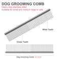 thumbnail image 4 of Dog Grooming Scissors with Safety Round Tips Stainless Steel Professional Dog Grooming Kit - Thinning, Curved Scissors and Comb for Dog Cat Pet, 4 of 8