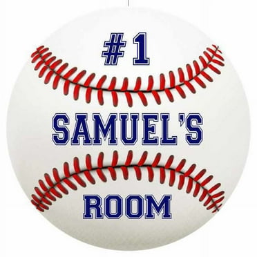 SAMUEL'S Bedroom 14" Round Metal Sign Boys Room Wall Decor Gift 100140030026