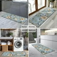thumbnail image 2 of Pioneer Flower Floral Print Pattern Kitchen Rug Mat,Kitchen Runner Rugs Non Skid Washable,Decorative Kitchen Floor Mats for Kitchen,Sink,Laundry,17"X47", 2 of 5