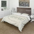 thumbnail image 3 of Designart 'Farmhouse Florals XVIII' Farmhouse Duvet Cover Set, 3 of 4