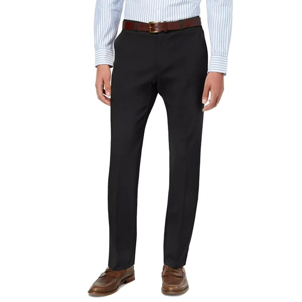 Pantalones chinos Tommy Hilfiger Classic Stretch para hombre, color negro