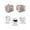 Beige, variant on Coffee Gnomes Small Toaster Cover 2 Slice, Kitchen Appliance Covers, Coffee Beans Cups Brown Toaster Oven Cover with Loop, Bread Machine Cover Polyester Dust Cover Protection