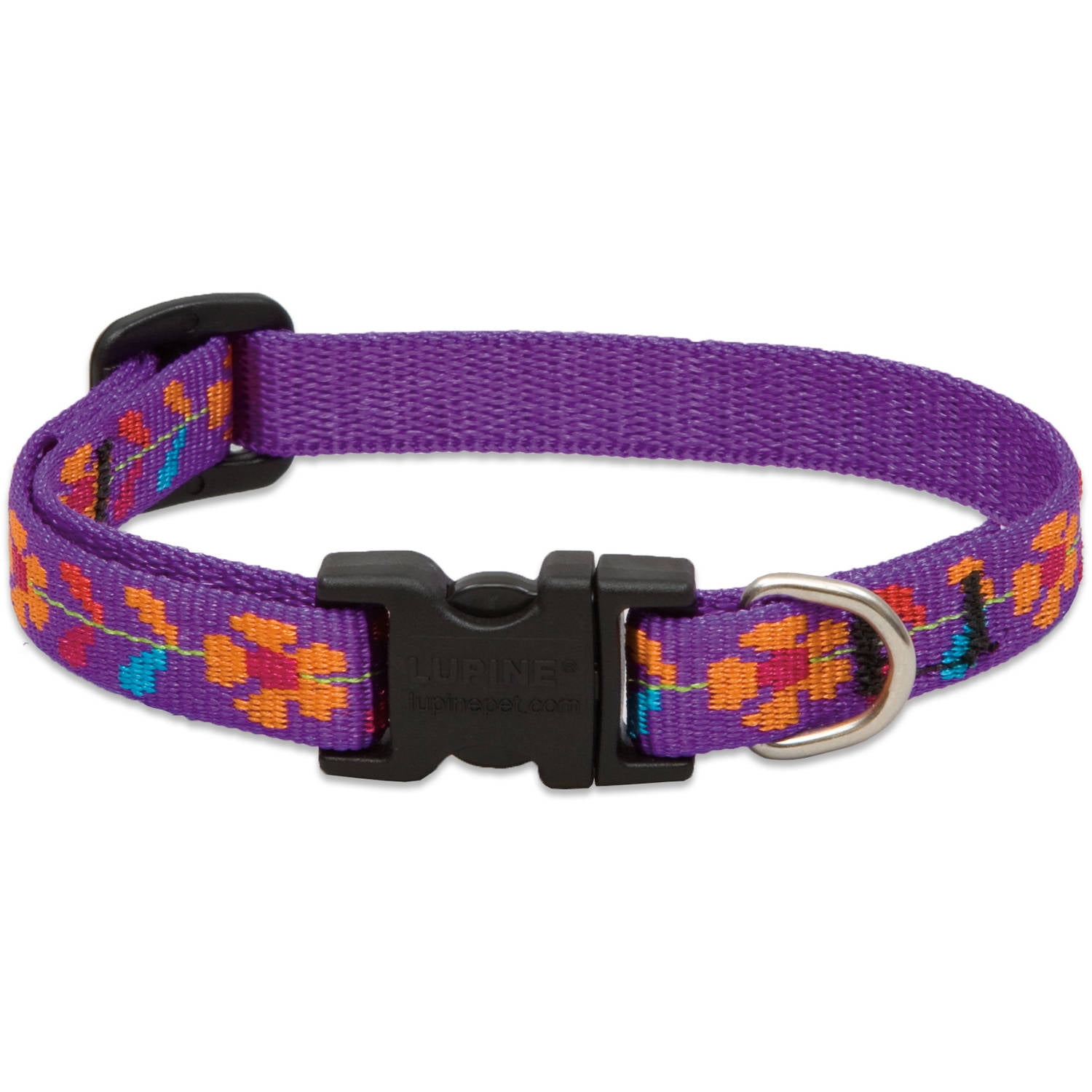 Lupine Collars and Leads 51135 Spring Fling 1/2" x 1016" Collar
