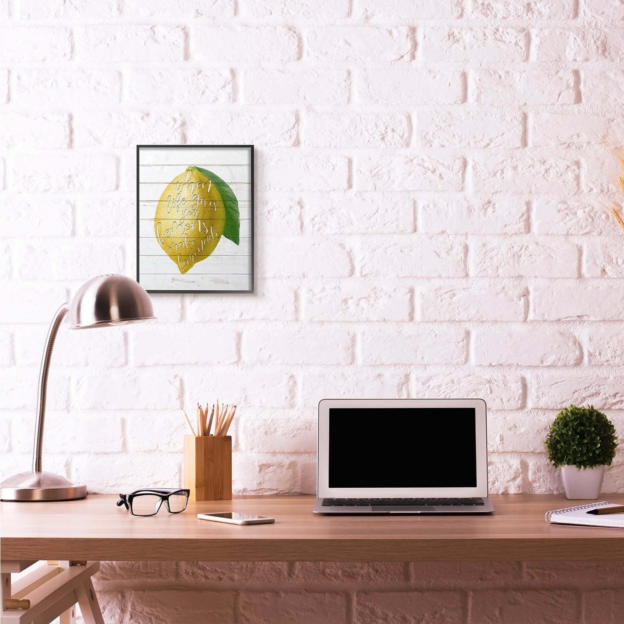 Stupell Home Décor Framed Canvas Art Print, 2" x 12"